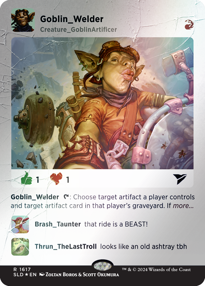 Goblin Welder (Rainbow Foil) [Secret Lair Drop Series] | Exor Games New Glasgow