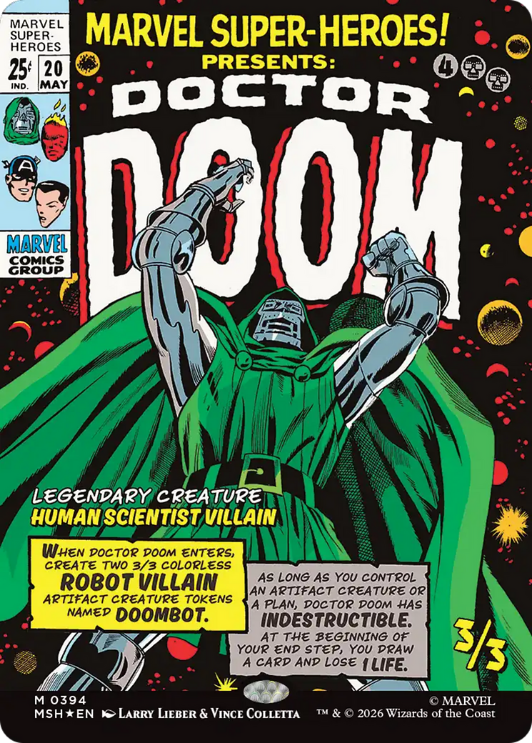 Doctor Doom (Borderless) [Marvel Super Heroes] | Exor Games New Glasgow