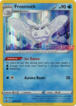 Frosmoth (SWSH007) (Prerelease Promo) [Sword & Shield: Black Star Promos] | Exor Games New Glasgow