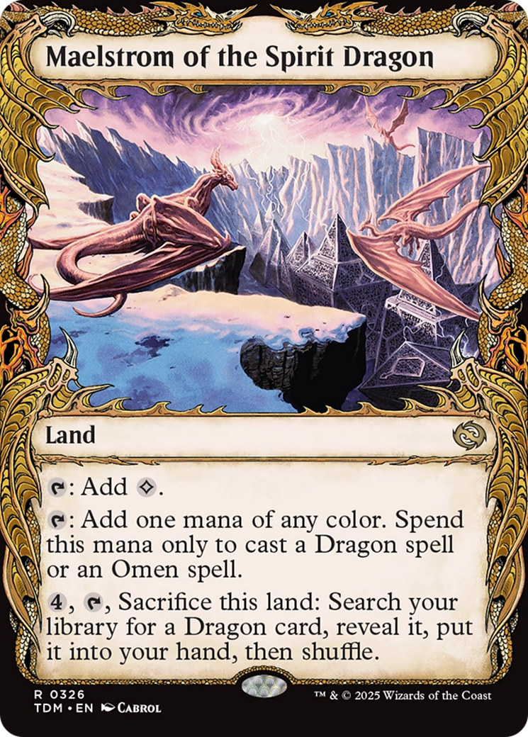 Maelstrom of the Spirit Dragon (Showcase) [Tarkir: Dragonstorm] | Exor Games New Glasgow