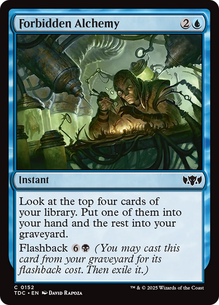 Forbidden Alchemy [Tarkir: Dragonstorm Commander] | Exor Games New Glasgow