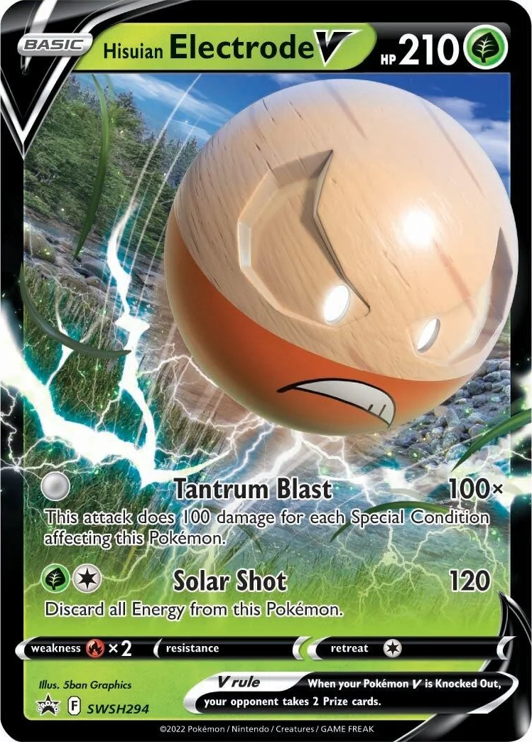 Hisuian Electrode V (SWSH294) [Sword & Shield: Black Star Promos] | Exor Games New Glasgow