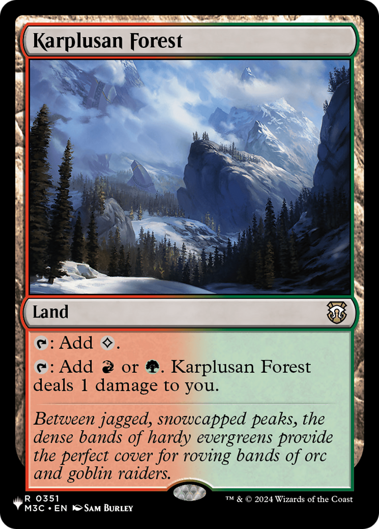 Karplusan Forest (M3C) [The List] | Exor Games New Glasgow