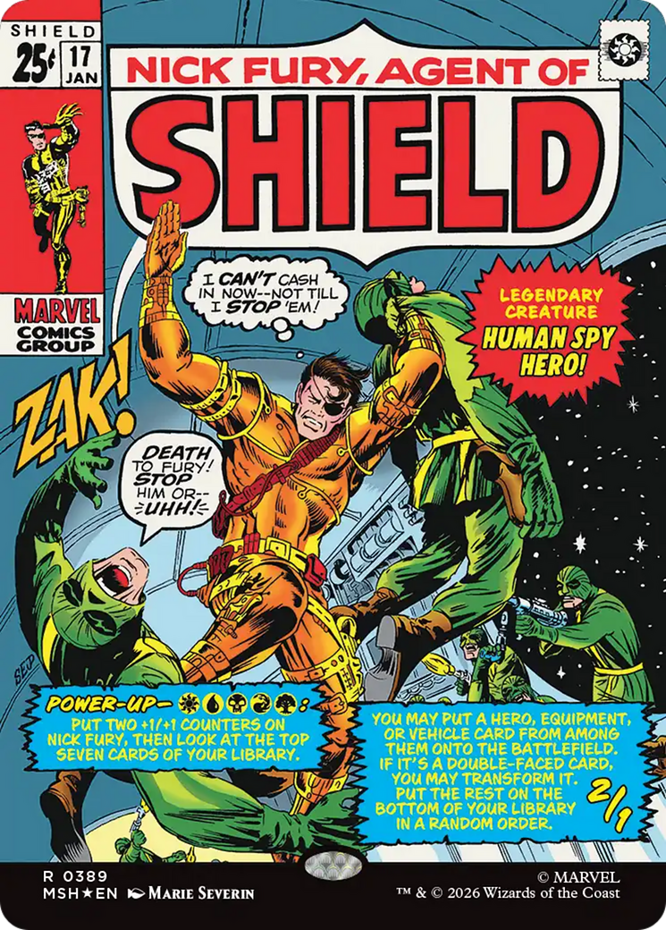 Nick Fury, Agent of SHIELD (Borderless) (0389) [Marvel Super Heroes] | Exor Games New Glasgow