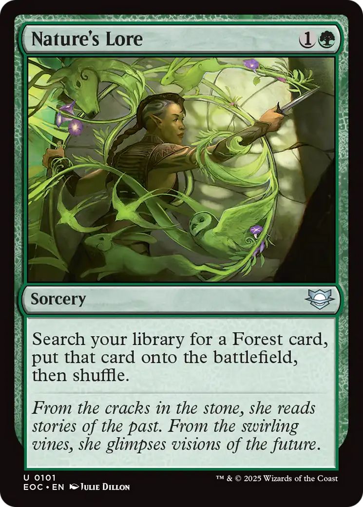 Nature's Lore [Edge of Eternities Commander] | Exor Games New Glasgow