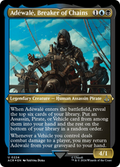 Adewale, Breaker of Chains (Foil Etched) [Assassin's Creed] | Exor Games New Glasgow