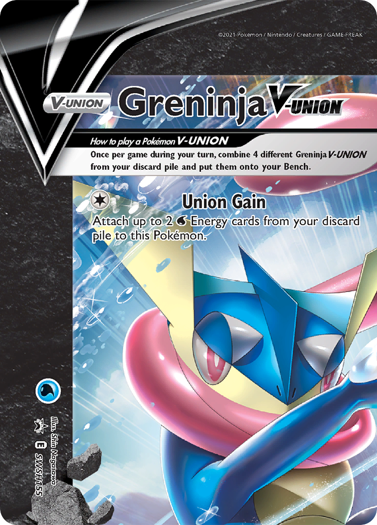 Greninja V-Union (SWSH155) [Sword & Shield: Black Star Promos] | Exor Games New Glasgow