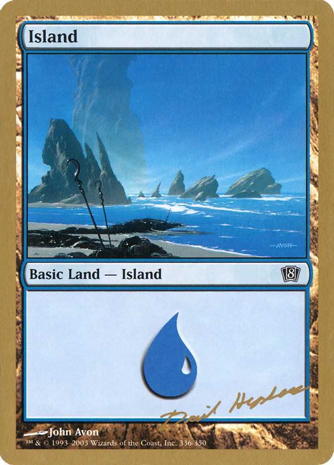 Island (dh336) (Dave Humpherys) [World Championship Decks 2003] | Exor Games New Glasgow