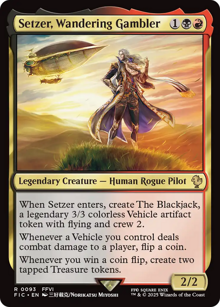 Setzer, Wandering Gambler [FINAL FANTASY Commander] | Exor Games New Glasgow