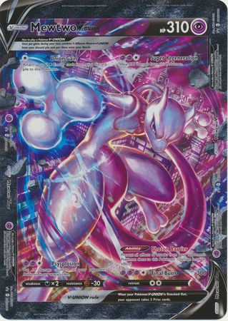 Mewtwo V-Union (Jumbo Card) [Sword & Shield: Black Star Promos] | Exor Games New Glasgow