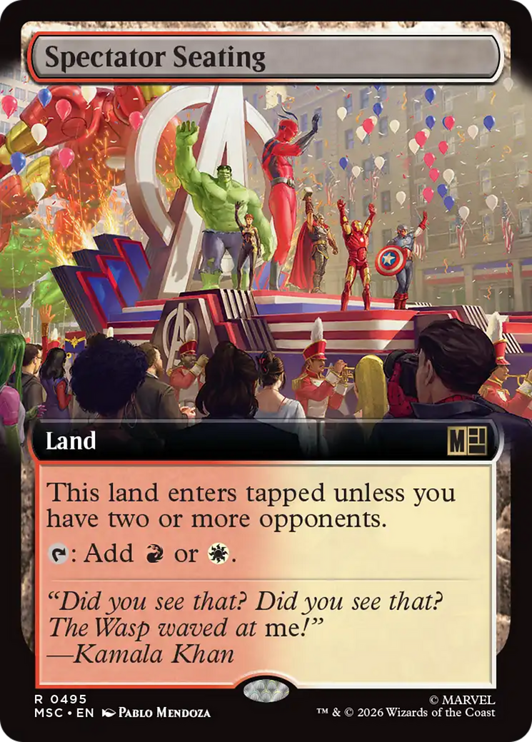 Spectator Seating (Extended Art) [Marvel Super Heroes Commander] | Exor Games New Glasgow