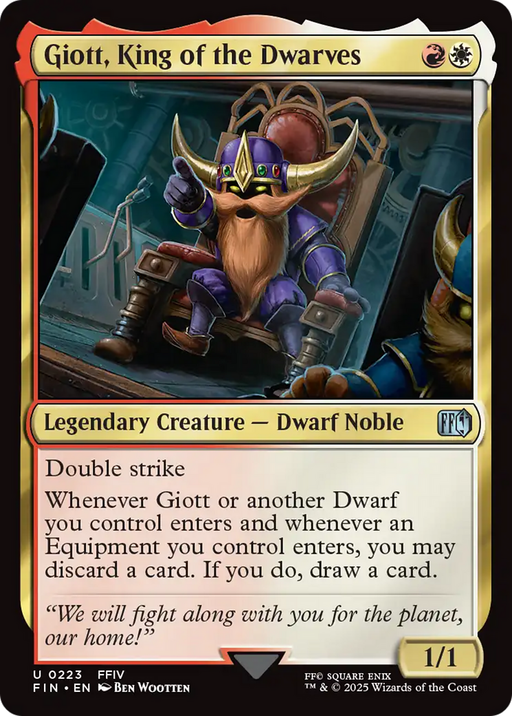 Giott, King of the Dwarves [FINAL FANTASY] | Exor Games New Glasgow