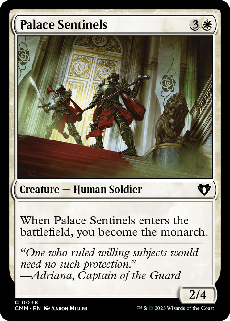 Palace Sentinels [Commander Masters] | Exor Games New Glasgow