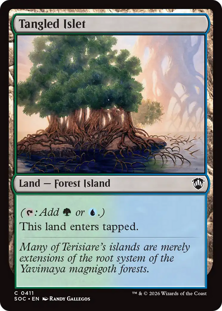Tangled Islet [Secrets of Strixhaven Commander] | Exor Games New Glasgow