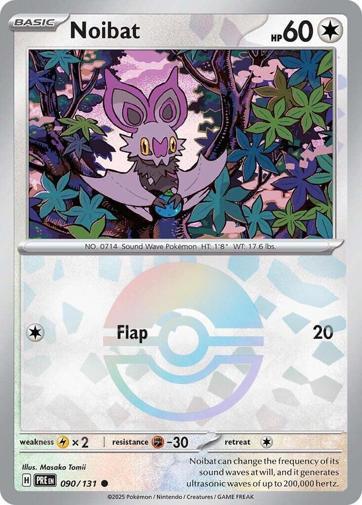 Noibat (090/131) (Poke Ball Pattern) [Scarlet & Violet: Prismatic Evolutions] | Exor Games New Glasgow