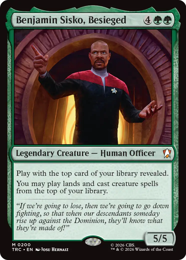 Benjamin Sisko, Besieged [Star Trek Commander] | Exor Games New Glasgow