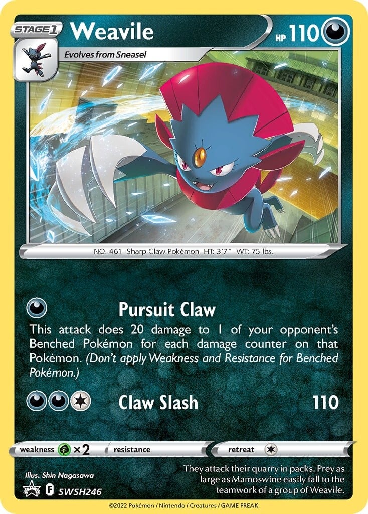 Weavile (SWSH246) [Sword & Shield: Black Star Promos] | Exor Games New Glasgow