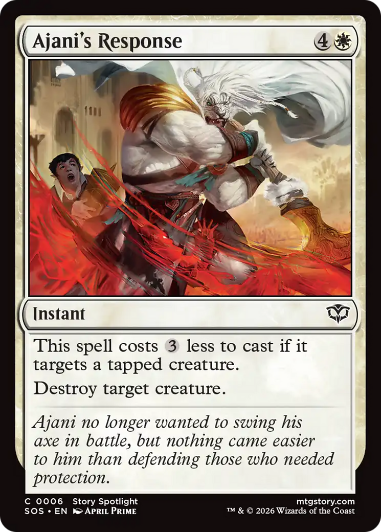 Ajani's Response [Secrets of Strixhaven] | Exor Games New Glasgow