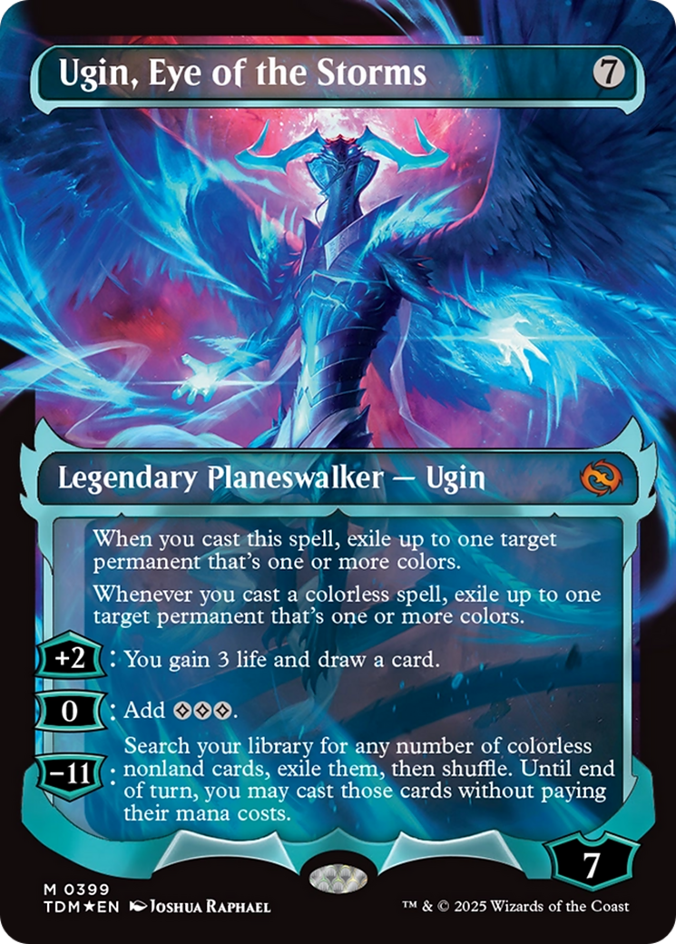 Ugin, Eye of the Storms (Showcase) [Tarkir: Dragonstorm] | Exor Games New Glasgow