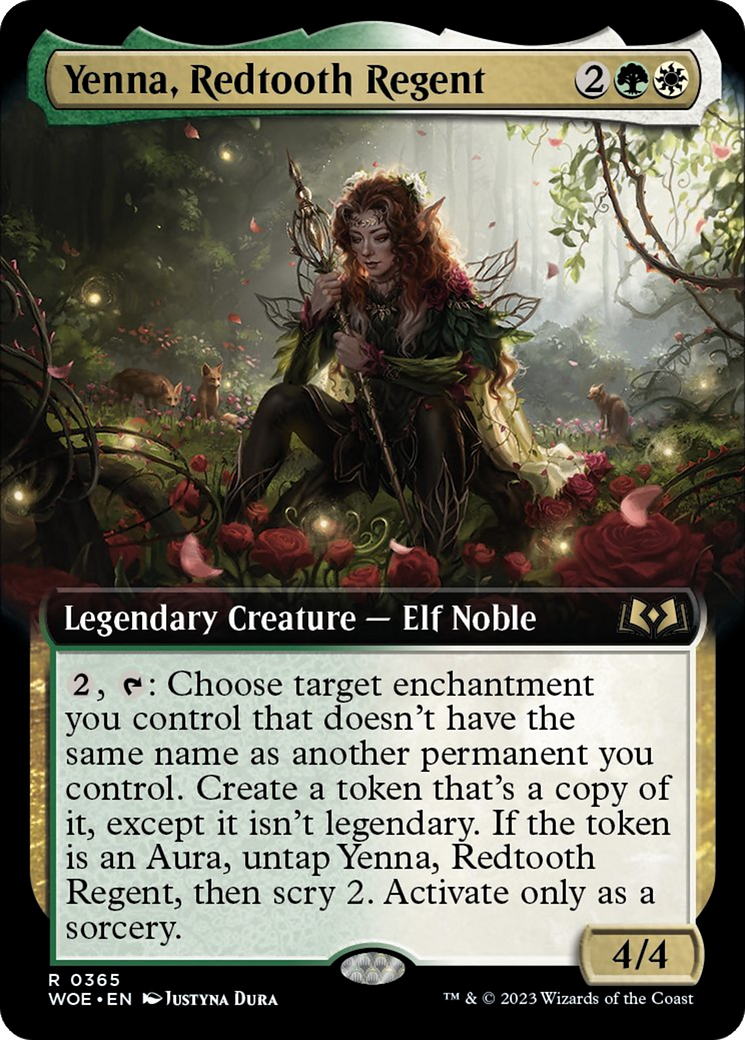 Yenna, Redtooth Regent (Extended Art) [Wilds of Eldraine] | Exor Games New Glasgow