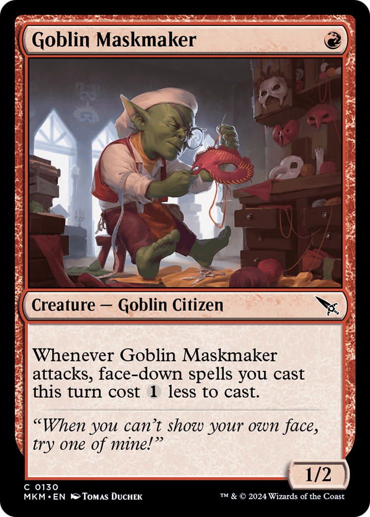 Goblin Maskmaker [Murders at Karlov Manor] | Exor Games New Glasgow