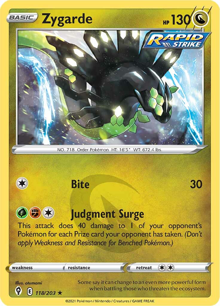 Zygarde (118/203) [Sword & Shield: Evolving Skies] | Exor Games New Glasgow