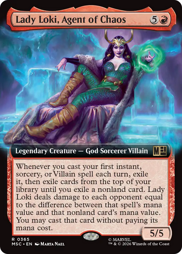 Lady Loki, Agent of Chaos (Extended Art) [Marvel Super Heroes Commander] | Exor Games New Glasgow