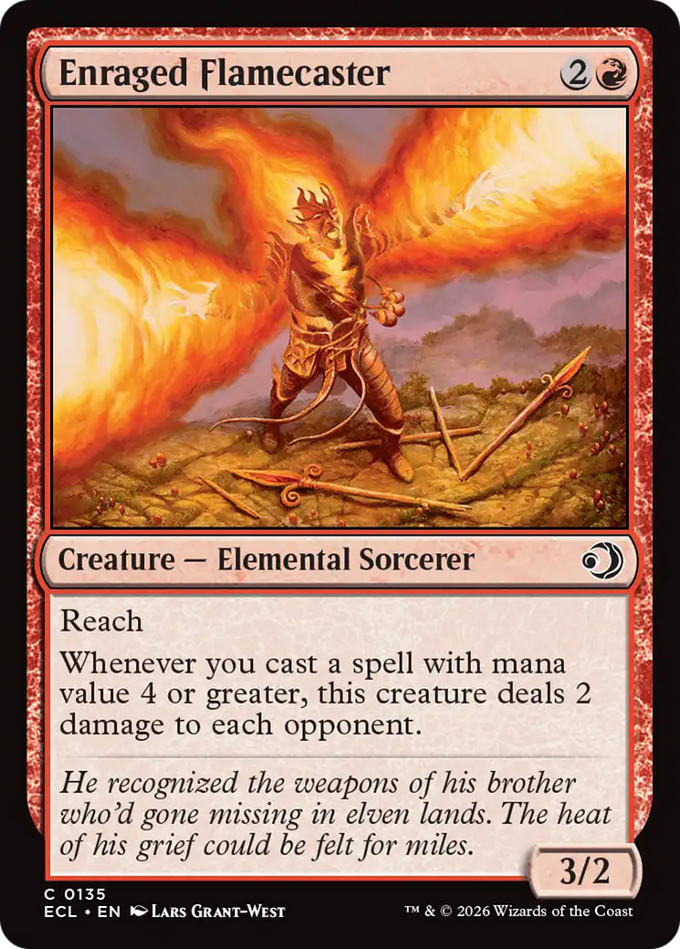 Enraged Flamecaster [Lorwyn Eclipsed] | Exor Games New Glasgow