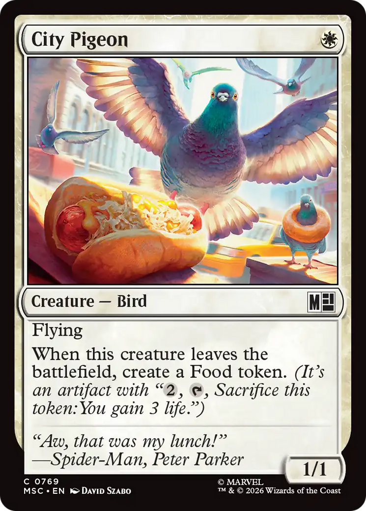 City Pigeon [Marvel Super Heroes Commander] | Exor Games New Glasgow