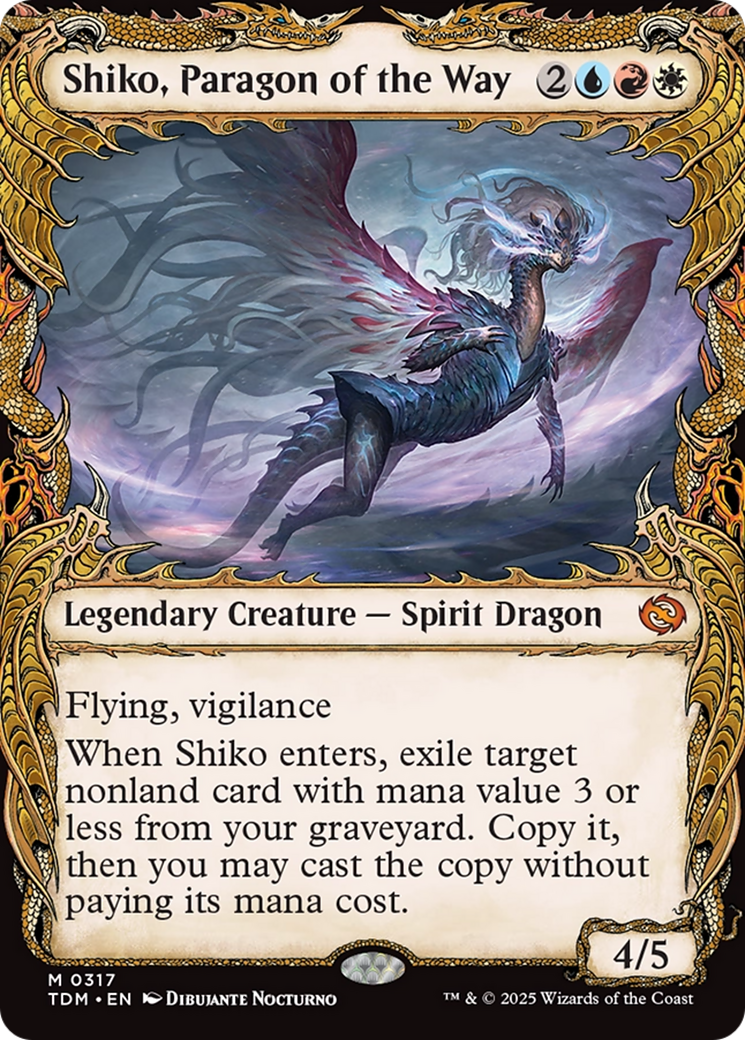 Shiko, Paragon of the Way (Showcase) [Tarkir: Dragonstorm] | Exor Games New Glasgow