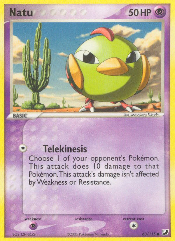 Natu (63/115) [EX: Unseen Forces] | Exor Games New Glasgow