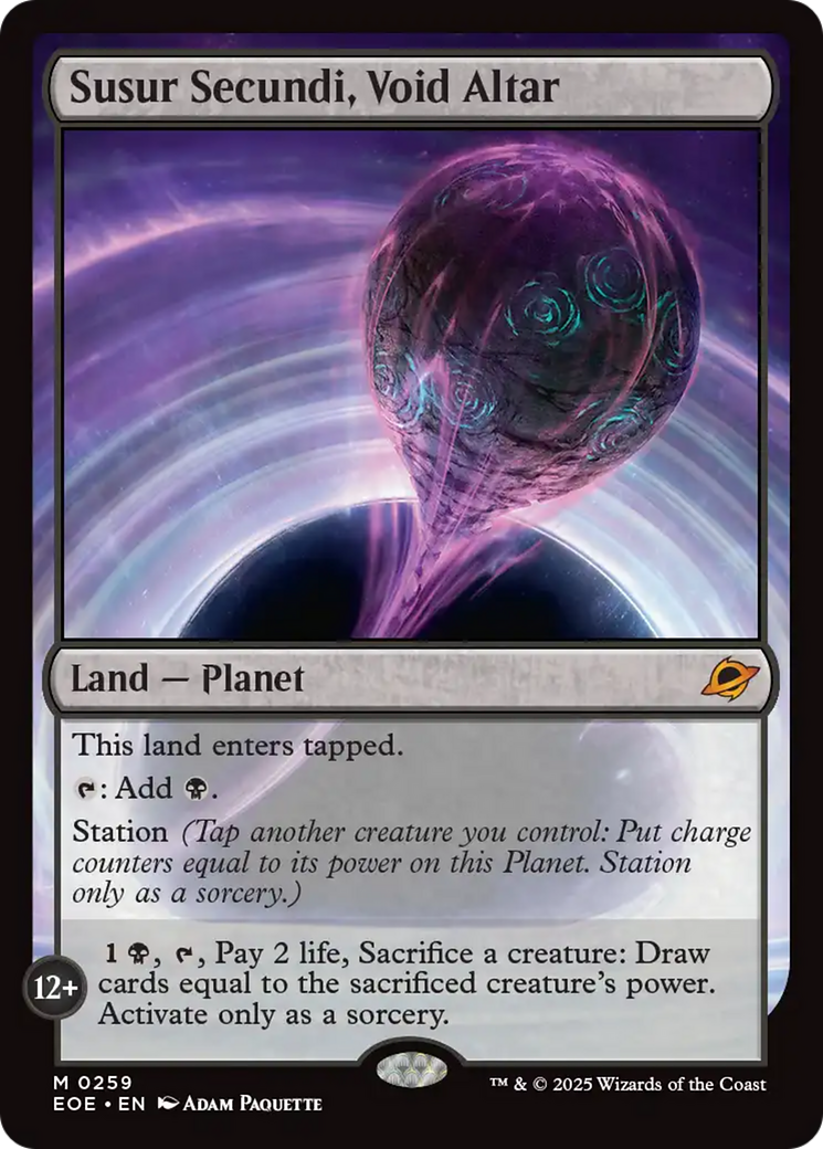 Susur Secundi, Void Altar [Edge of Eternities] | Exor Games New Glasgow