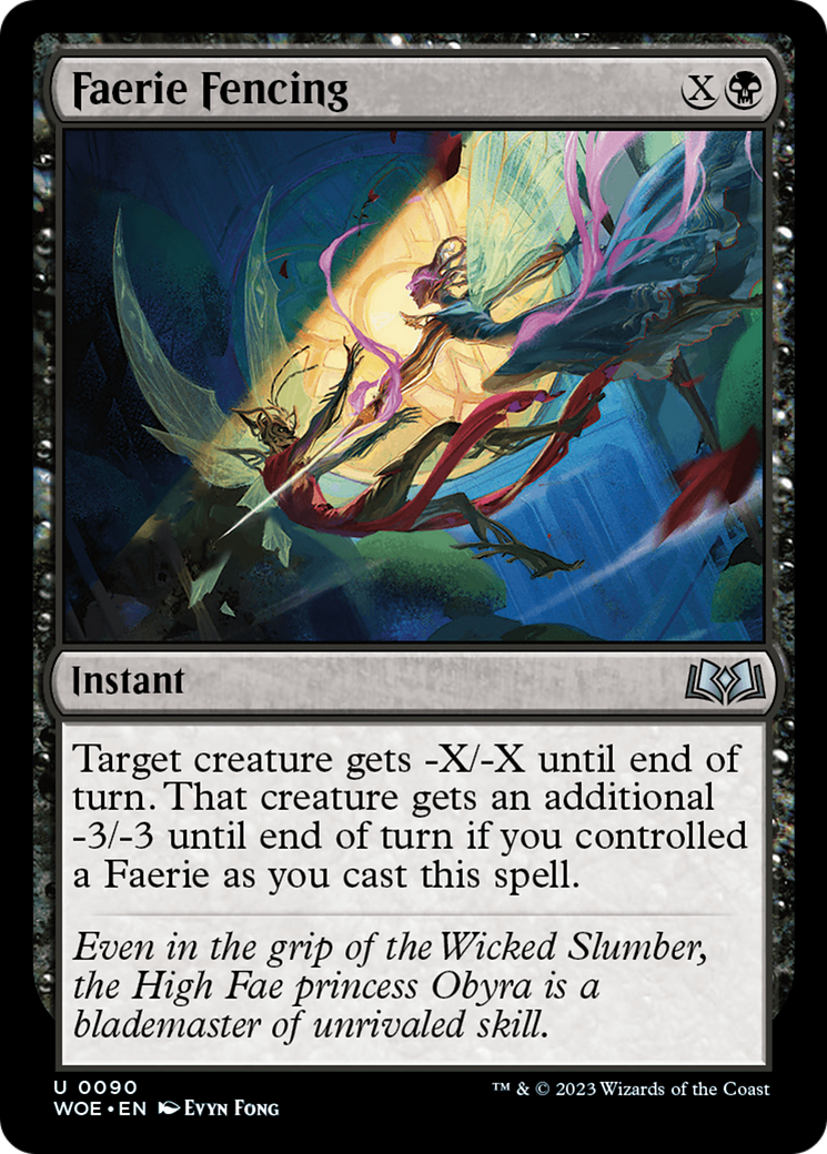 Faerie Fencing [Wilds of Eldraine] | Exor Games New Glasgow