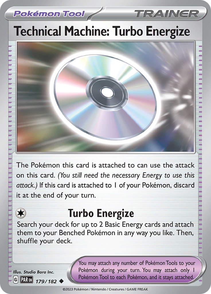 Technical Machine: Turbo Energize (179/182) [Scarlet & Violet: Paradox Rift] | Exor Games New Glasgow