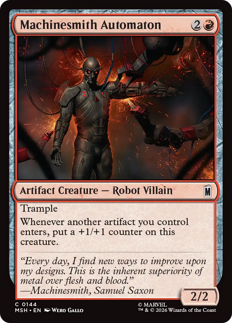 Machinesmith Automaton [Marvel Super Heroes] | Exor Games New Glasgow