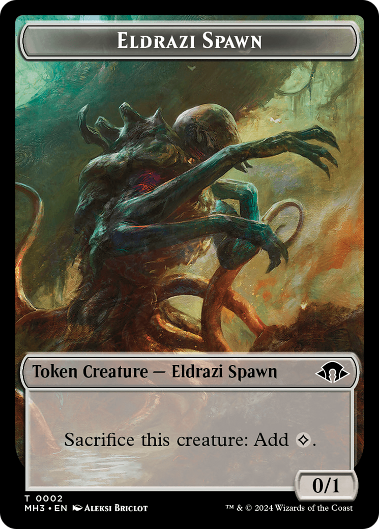 Eldrazi Spawn // Rat Double-Sided Token [Modern Horizons 3 Tokens] | Exor Games New Glasgow