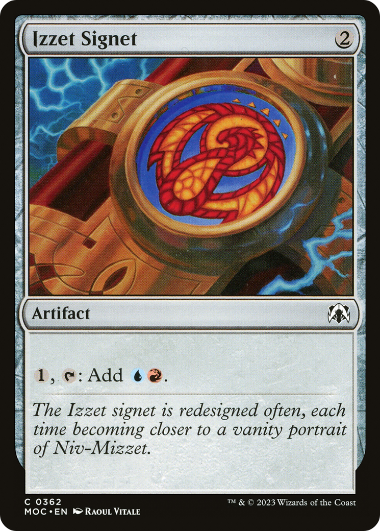 Izzet Signet [March of the Machine Commander] | Exor Games New Glasgow