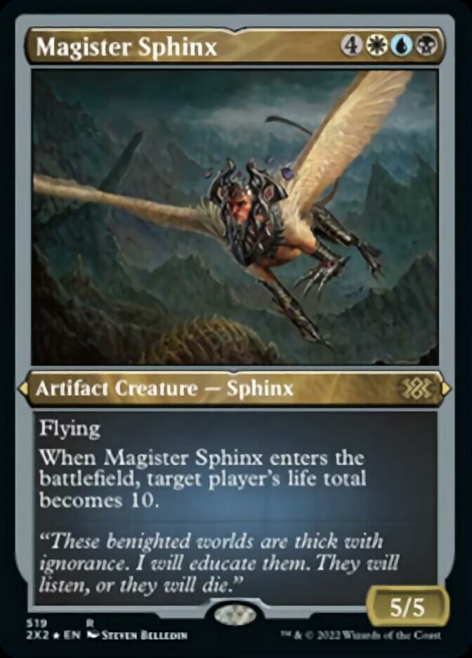 Magister Sphinx (Foil Etched) [Double Masters 2022] | Exor Games New Glasgow