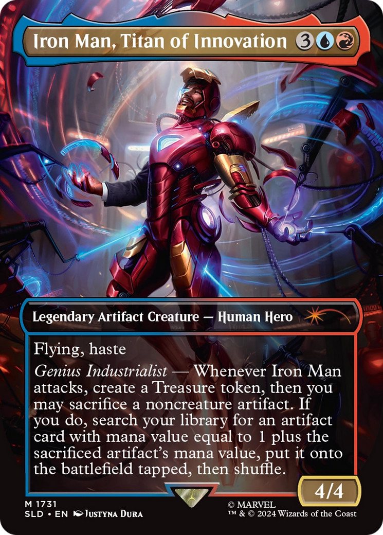 Iron Man, Titan of Innovation (Rainbow Foil) [Secret Lair Drop Series] | Exor Games New Glasgow