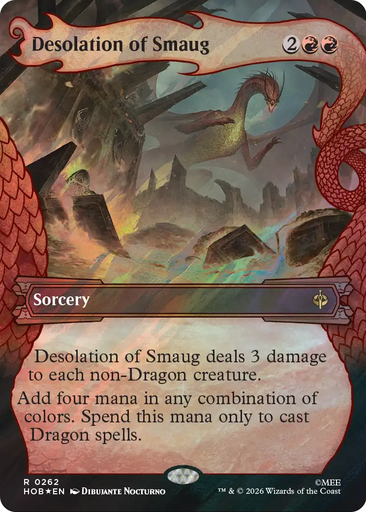 Desolation of Smaug (Showcase) (Surge Foil) [The Hobbit] | Exor Games New Glasgow