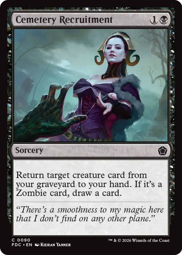 Cemetery Recruitment [Foundations Commander] | Exor Games New Glasgow