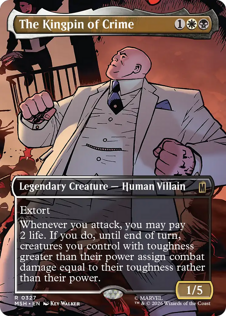 The Kingpin of Crime (Borderless) (0327) [Marvel Super Heroes] | Exor Games New Glasgow