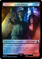 Alien Angel // Mutant Double-Sided Token (Surge Foil) [Doctor Who Tokens] | Exor Games New Glasgow