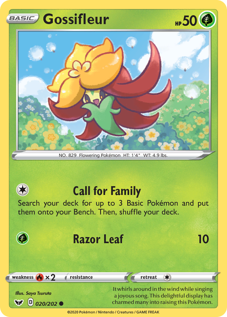 Gossifleur (020/202) [Sword & Shield: Base Set] | Exor Games New Glasgow