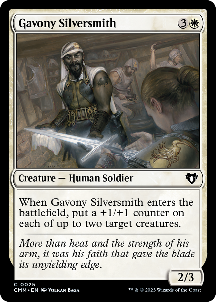 Gavony Silversmith [Commander Masters] | Exor Games New Glasgow