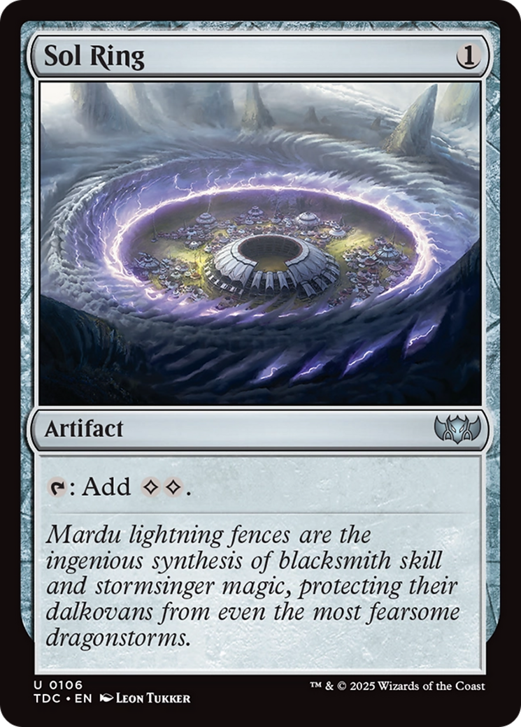 Sol Ring [Tarkir: Dragonstorm Commander] | Exor Games New Glasgow