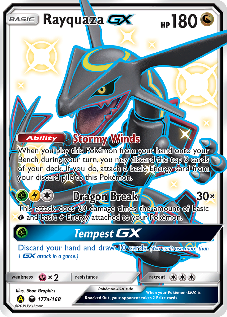 Rayquaza GX (177a/168) [Alternate Art Promos] | Exor Games New Glasgow