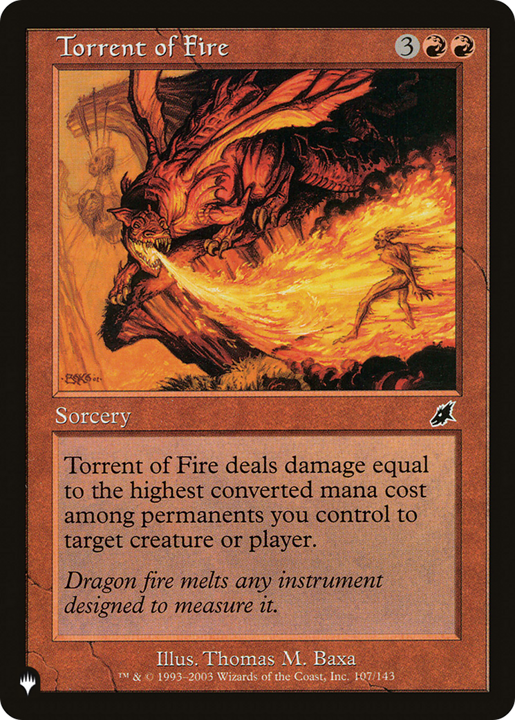 Torrent of Fire [The List Reprints] | Exor Games New Glasgow