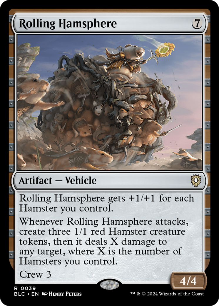 Rolling Hamsphere [Bloomburrow Commander] | Exor Games New Glasgow