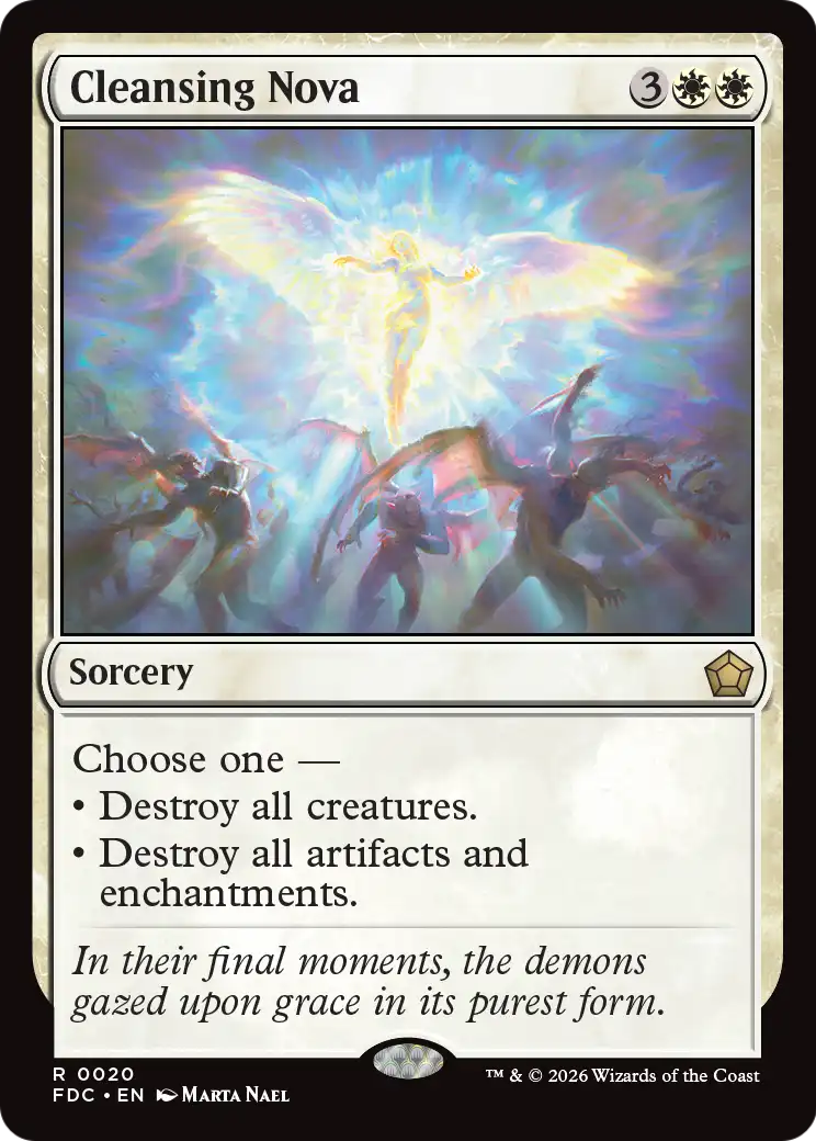 Cleansing Nova [Foundations Commander] | Exor Games New Glasgow